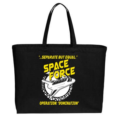 Space Force Operation Domination Cotton Canvas Jumbo Tote