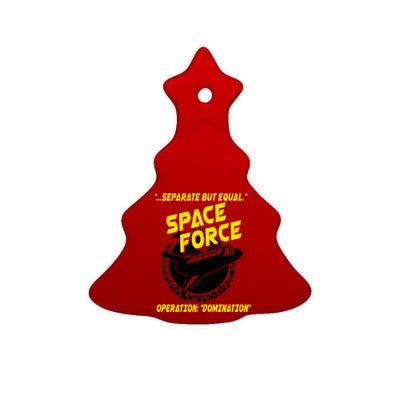 Space Force Operation Domination Ceramic Tree Ornament