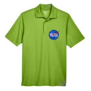 Space Force USA United States Logo Men's Origin Performance Pique Polo