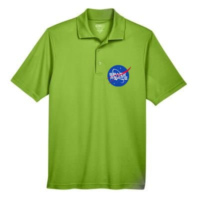 Space Force USA United States Logo Men's Origin Performance Pique Polo