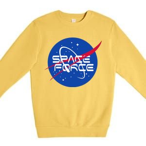 Space Force USA United States Logo Premium Crewneck Sweatshirt