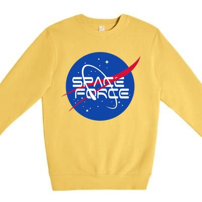 Space Force USA United States Logo Premium Crewneck Sweatshirt