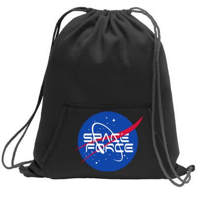 Space Force USA United States Logo Sweatshirt Cinch Pack Bag