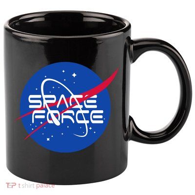 Space Force USA United States Logo 11oz C Handle Ceramic Mug