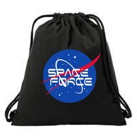 Space Force USA United States Logo Drawstring Bag