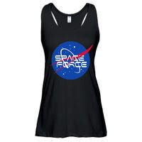 Space Force USA United States Logo Ladies Essential Flowy Tank