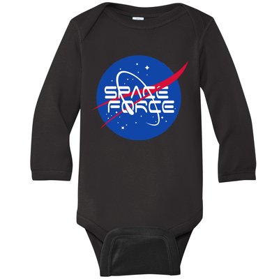 Space Force USA United States Logo Baby Long Sleeve Bodysuit