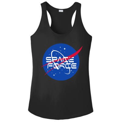 Space Force USA United States Logo Ladies PosiCharge Competitor Racerback Tank