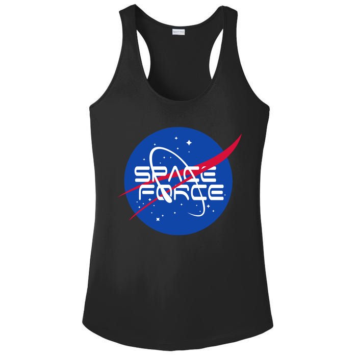 Space Force USA United States Logo Ladies PosiCharge Competitor Racerback Tank