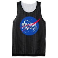 Space Force USA United States Logo Mesh Reversible Basketball Jersey Tank