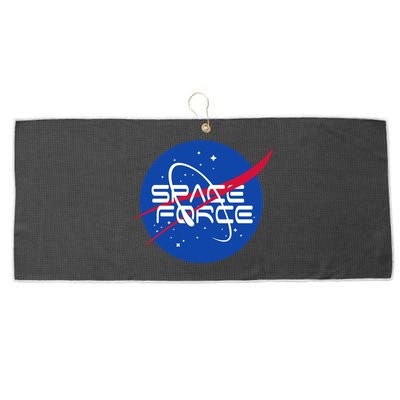 Space Force USA United States Logo Large Microfiber Waffle Golf Towel