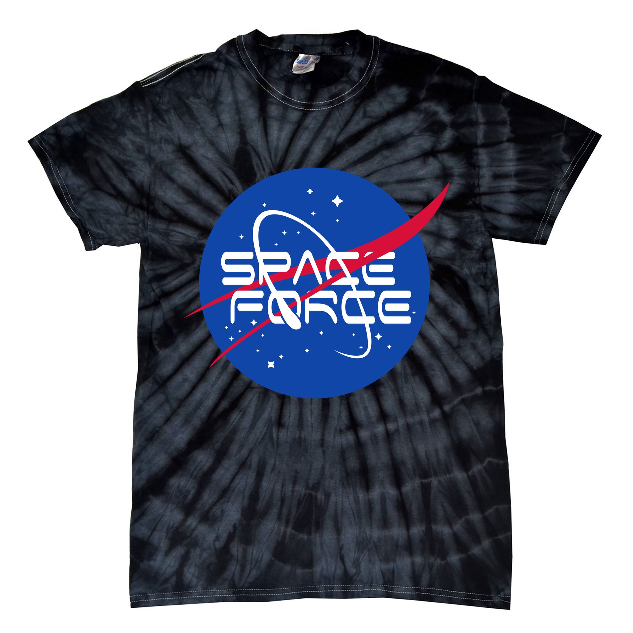 Space Force USA United States Logo Tie-Dye T-Shirt