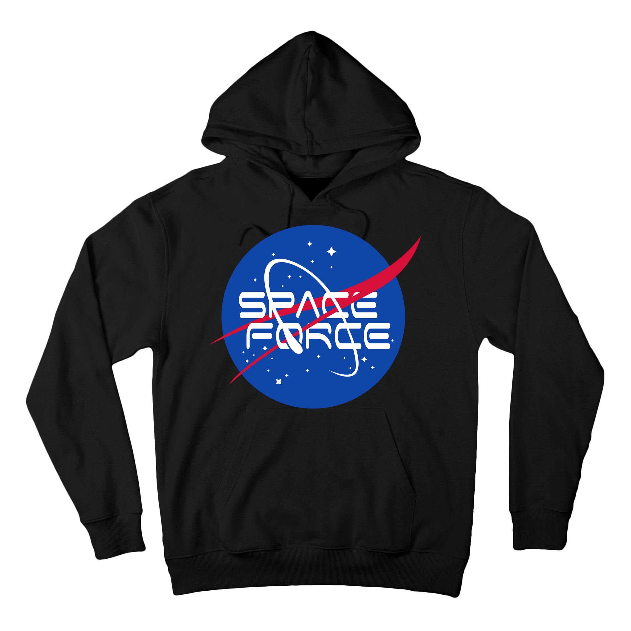 Space Force USA United States Logo Tall Hoodie