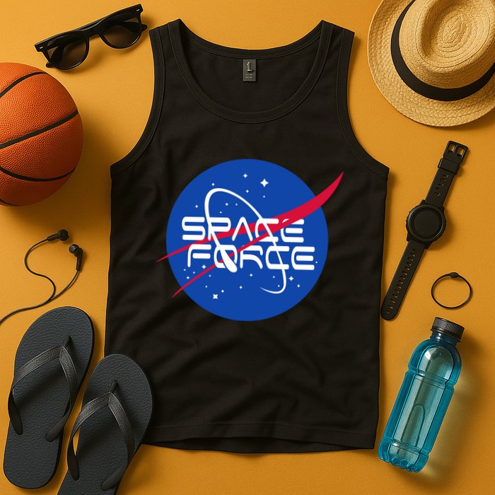 Space Force USA United States Logo Tank Top