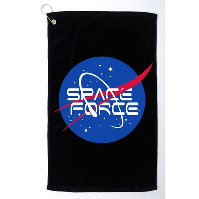 Space Force USA United States Logo Platinum Collection Golf Towel