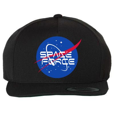 Space Force USA United States Logo Wool Snapback Cap