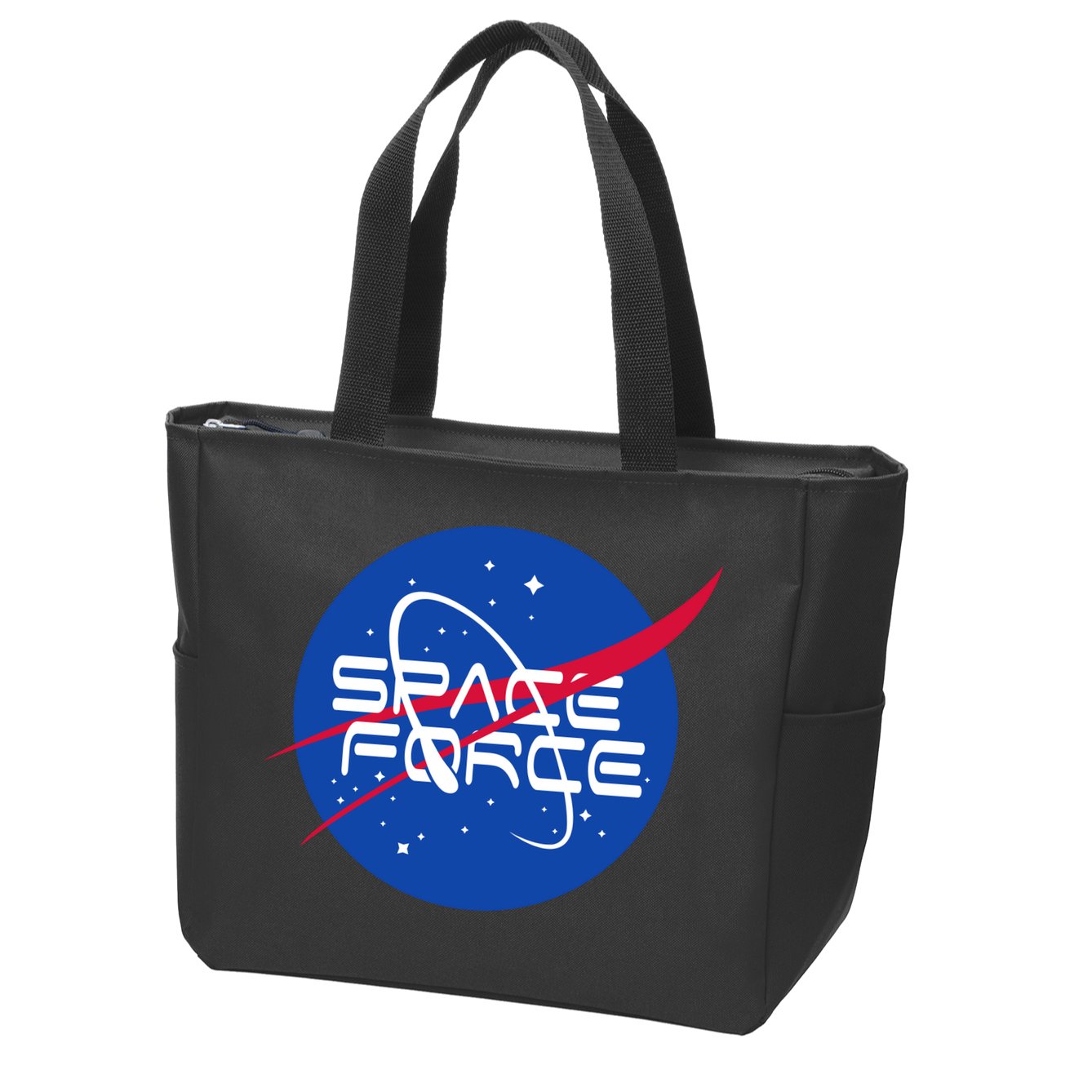 Space Force USA United States Logo Zip Tote Bag