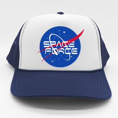 Space Force USA United States Logo Trucker Hat