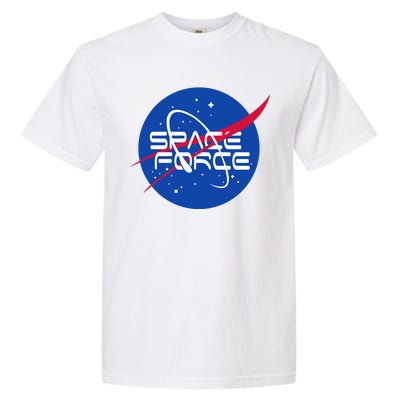 Space Force USA United States Logo Garment-Dyed Heavyweight T-Shirt