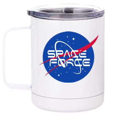 Space Force USA United States Logo 12 oz Stainless Steel Tumbler Cup