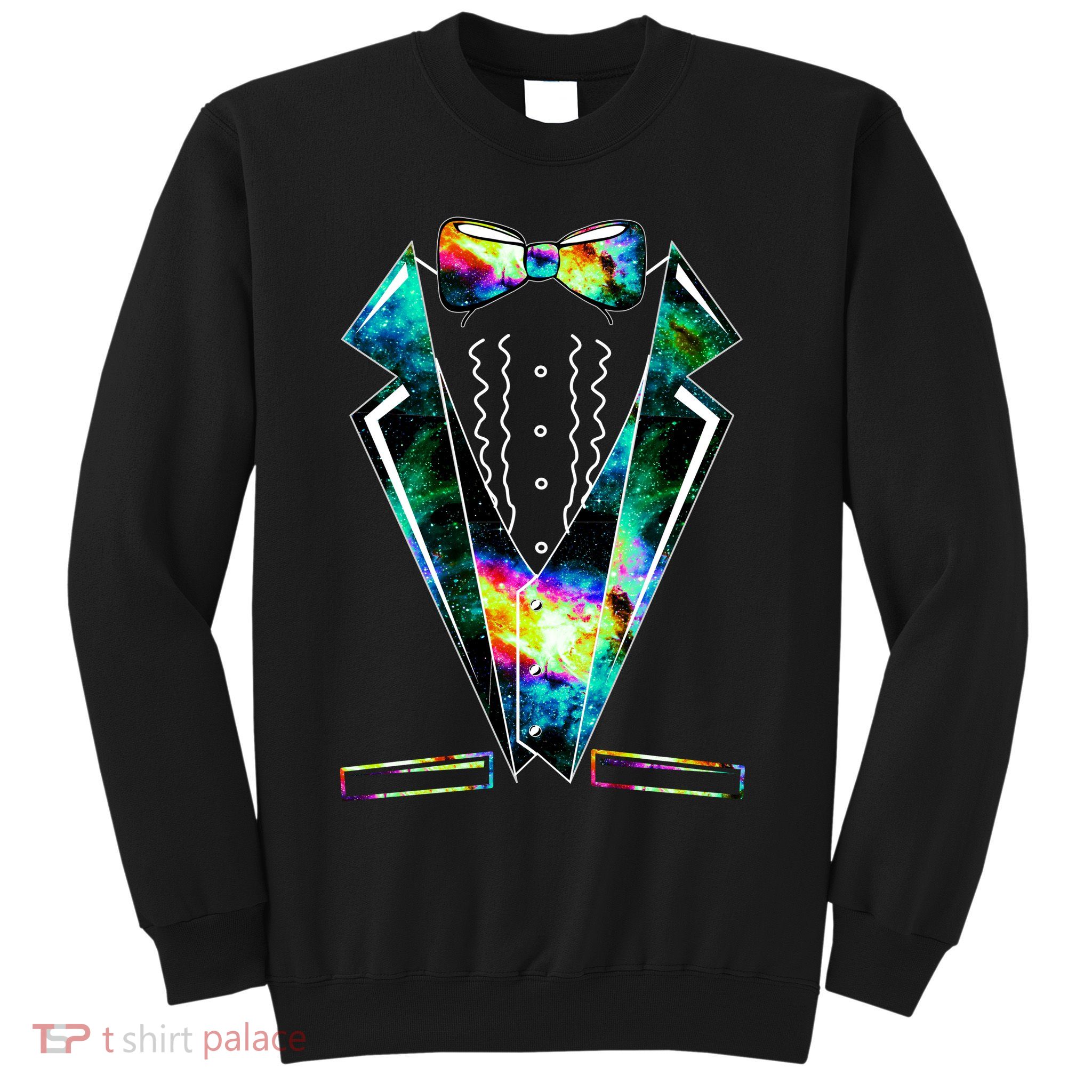 Space Galaxy Tuxedo Sweatshirt
