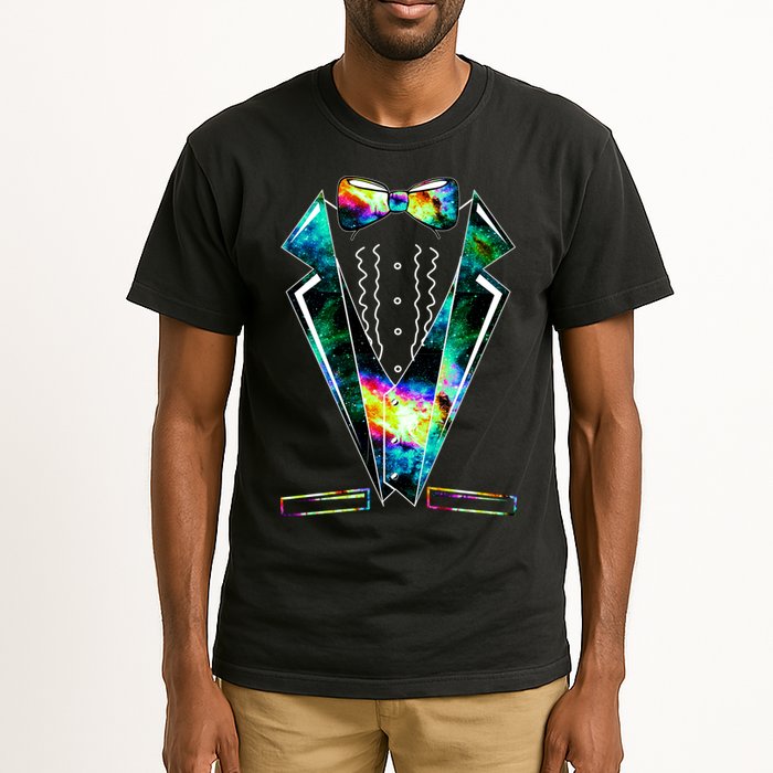 Space Galaxy Tuxedo Tall T-Shirt