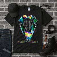 Space Galaxy Tuxedo Tall T-Shirt
