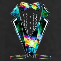 Space Galaxy Tuxedo Beanie