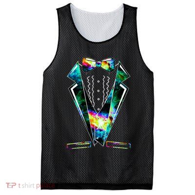 Space Galaxy Tuxedo Mesh Reversible Basketball Jersey Tank