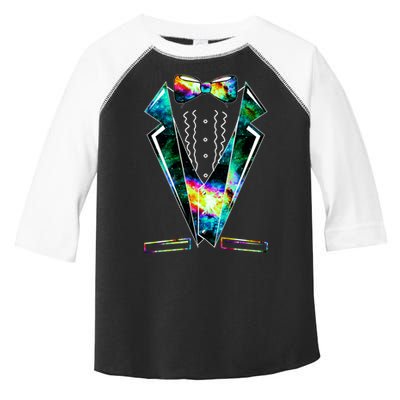 Space Galaxy Tuxedo Toddler Fine Jersey T-Shirt