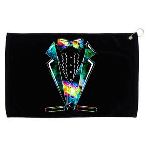 Space Galaxy Tuxedo Grommeted Golf Towel