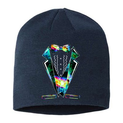 Space Galaxy Tuxedo Sustainable Beanie