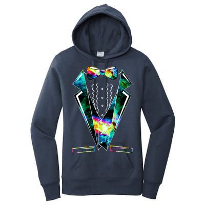 Space Galaxy Tuxedo Women's Pullover Hoodie