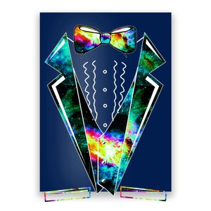 Space Galaxy Tuxedo Poster