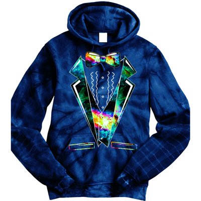 Space Galaxy Tuxedo Tie Dye Hoodie