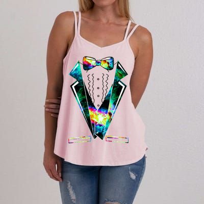 Space Galaxy Tuxedo Women's Strappy Tank