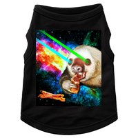 Space Hunger Dinner In Space Sloth Laser Pizza Doggie Tank