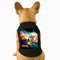 Space Hunger Dinner In Space Sloth Laser Pizza Doggie Tank