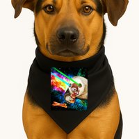 Space Hunger Dinner In Space Sloth Laser Pizza USA-Made Doggie Bandana