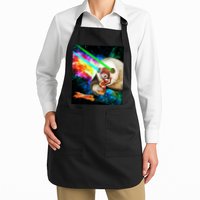 Space Hunger Dinner In Space Sloth Laser Pizza Apron