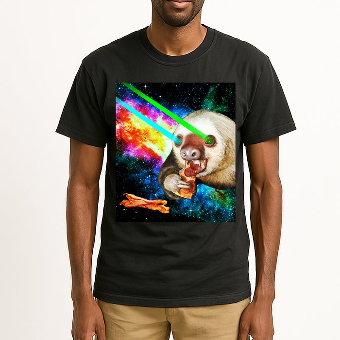 Space Hunger Dinner In Space Sloth Laser Pizza Tall T-Shirt