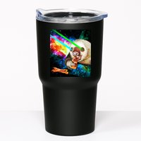 Space Hunger Dinner In Space Sloth Laser Pizza Tumbler