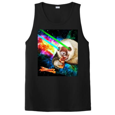 Space Hunger Dinner In Space Sloth Laser Pizza PosiCharge Competitor Tank