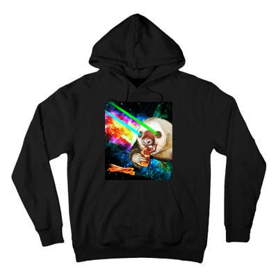Space Hunger Dinner In Space Sloth Laser Pizza Tall Hoodie