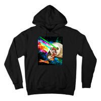 Space Hunger Dinner In Space Sloth Laser Pizza Tall Hoodie