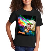 Space Hunger Dinner In Space Sloth Laser Pizza Kids T-Shirt
