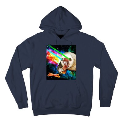 Space Hunger Dinner In Space Sloth Laser Pizza Hoodie