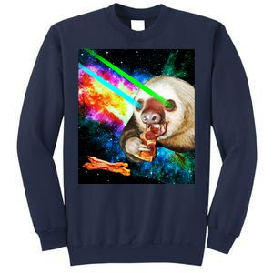 Space Hunger Dinner In Space Sloth Laser Pizza Sweatshirt