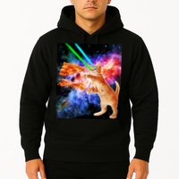 Space Hunger Flying Cat Pizza Bacon1 Hoodie