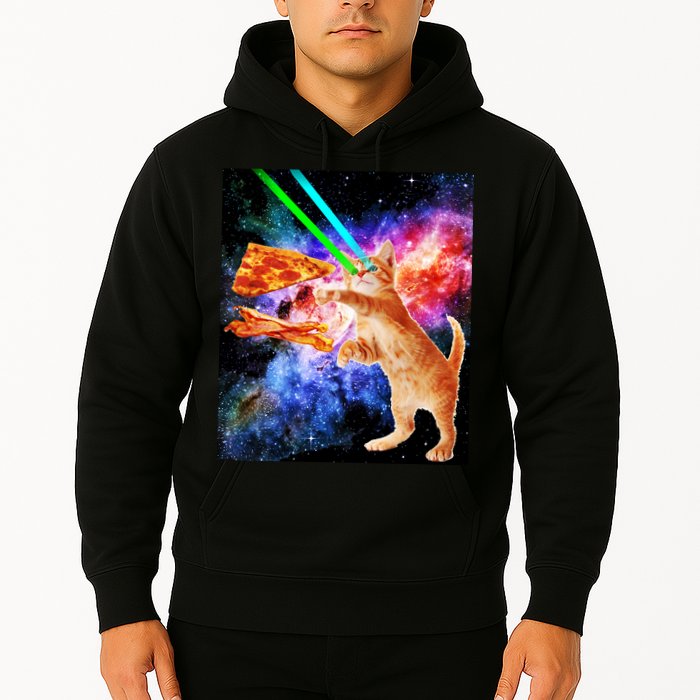 Space Hunger Flying Cat Pizza Bacon1 Hoodie